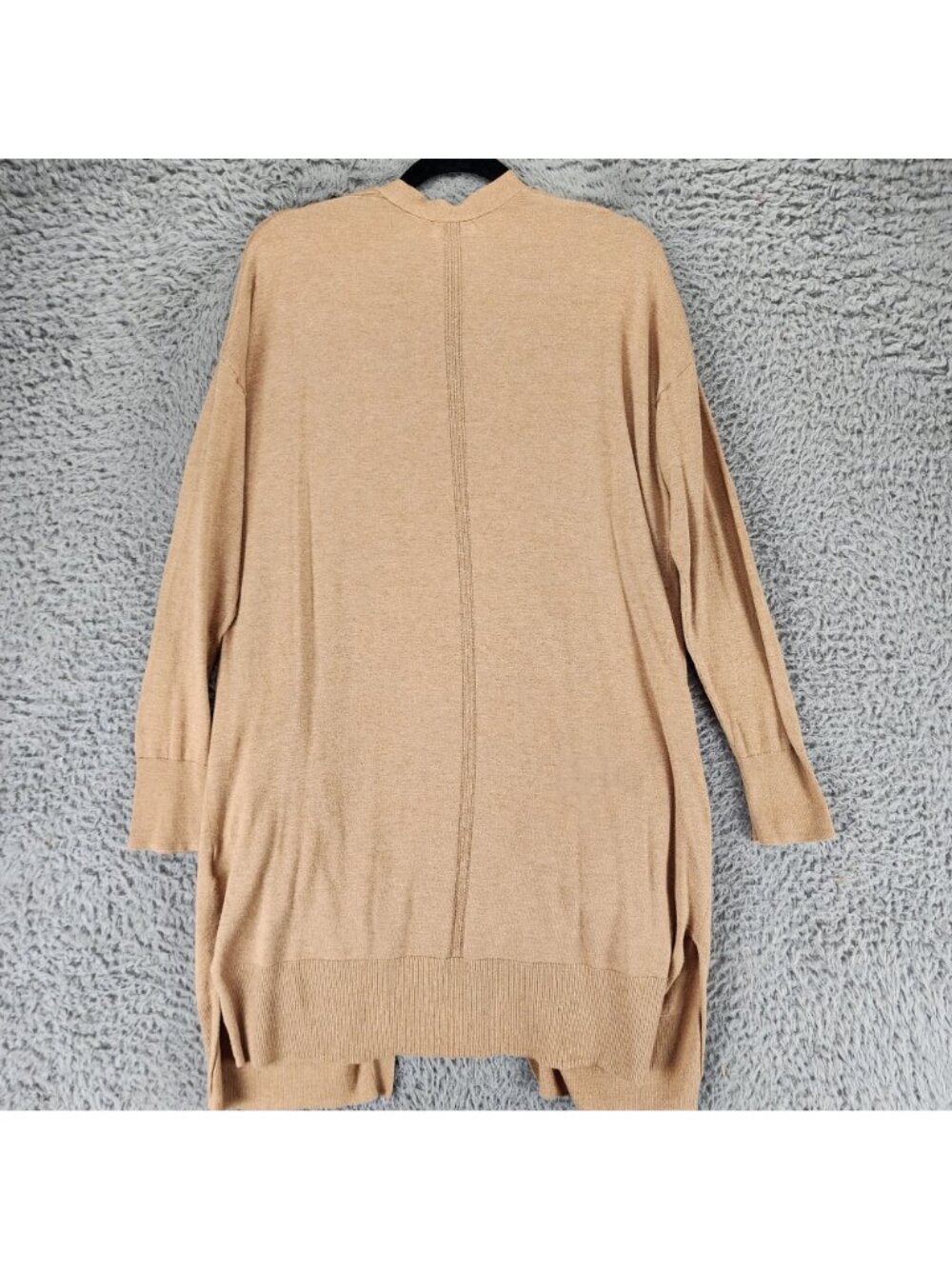 Old Navy Sweater Womens Large Tan Long Sleeve Open Front Cardigan - Picture 9 of 10